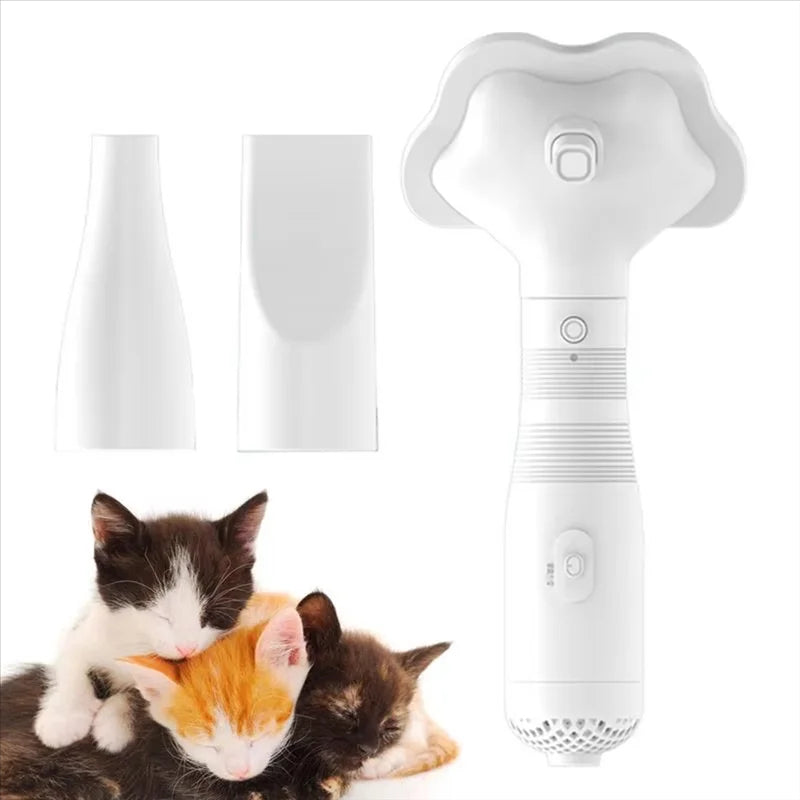 FluffDry 2-in-1 Pet Hair Dryer Brush
