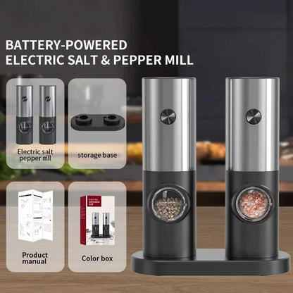 GrindMate Electric Salt & Pepper Grinder