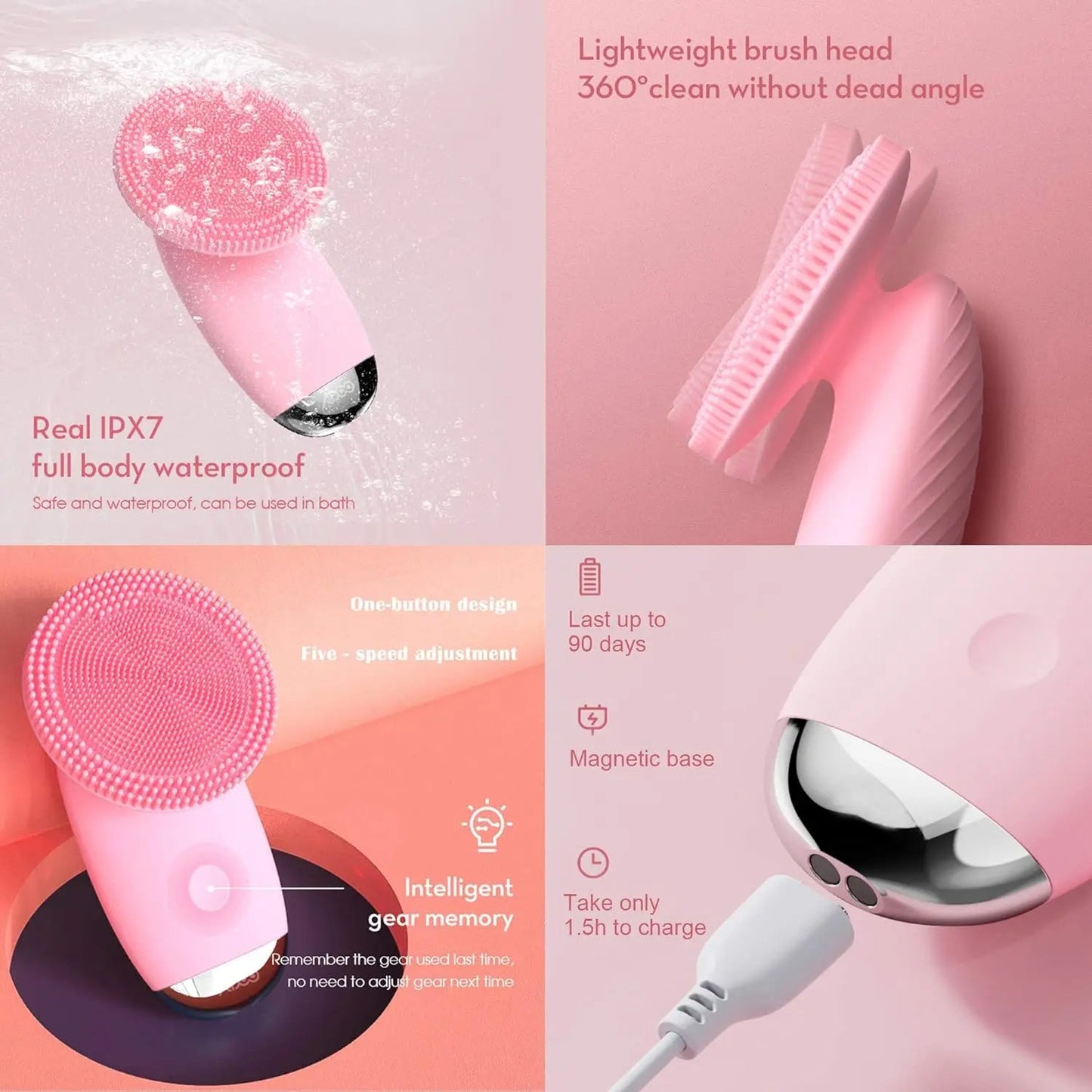 GlowSonic Facial Cleansing Brush
