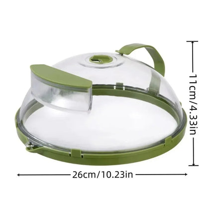 SteamGuard Microwave Splatter Cover