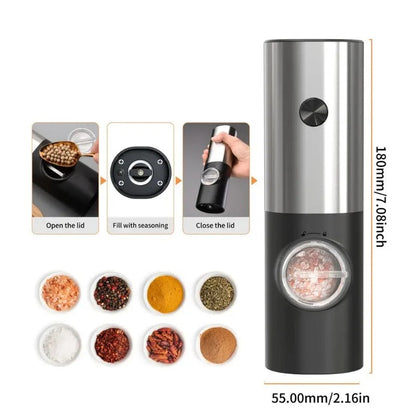 GrindMate Electric Salt & Pepper Grinder